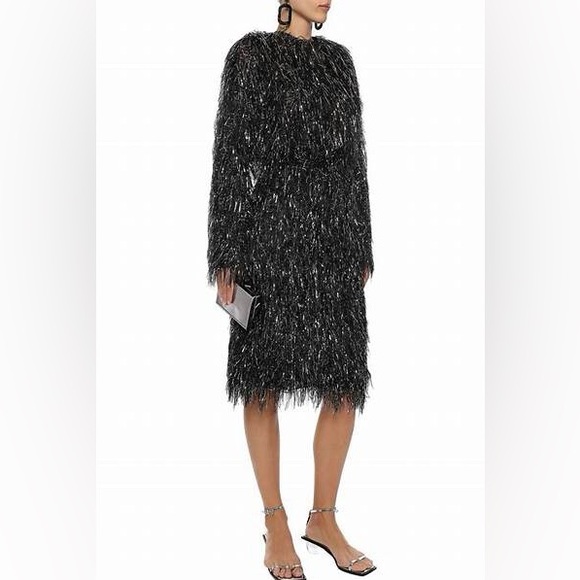 NEW Mansur Gavriel tinsel skirt (Sz 0) - Picture 3 of 14